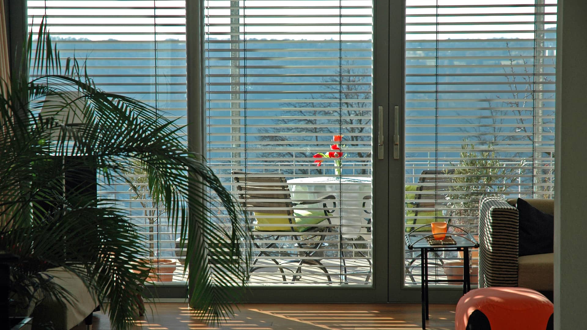 Blick auf die Terrasse